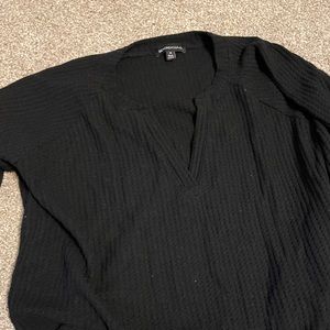 Beyond Yoga waffle top, black